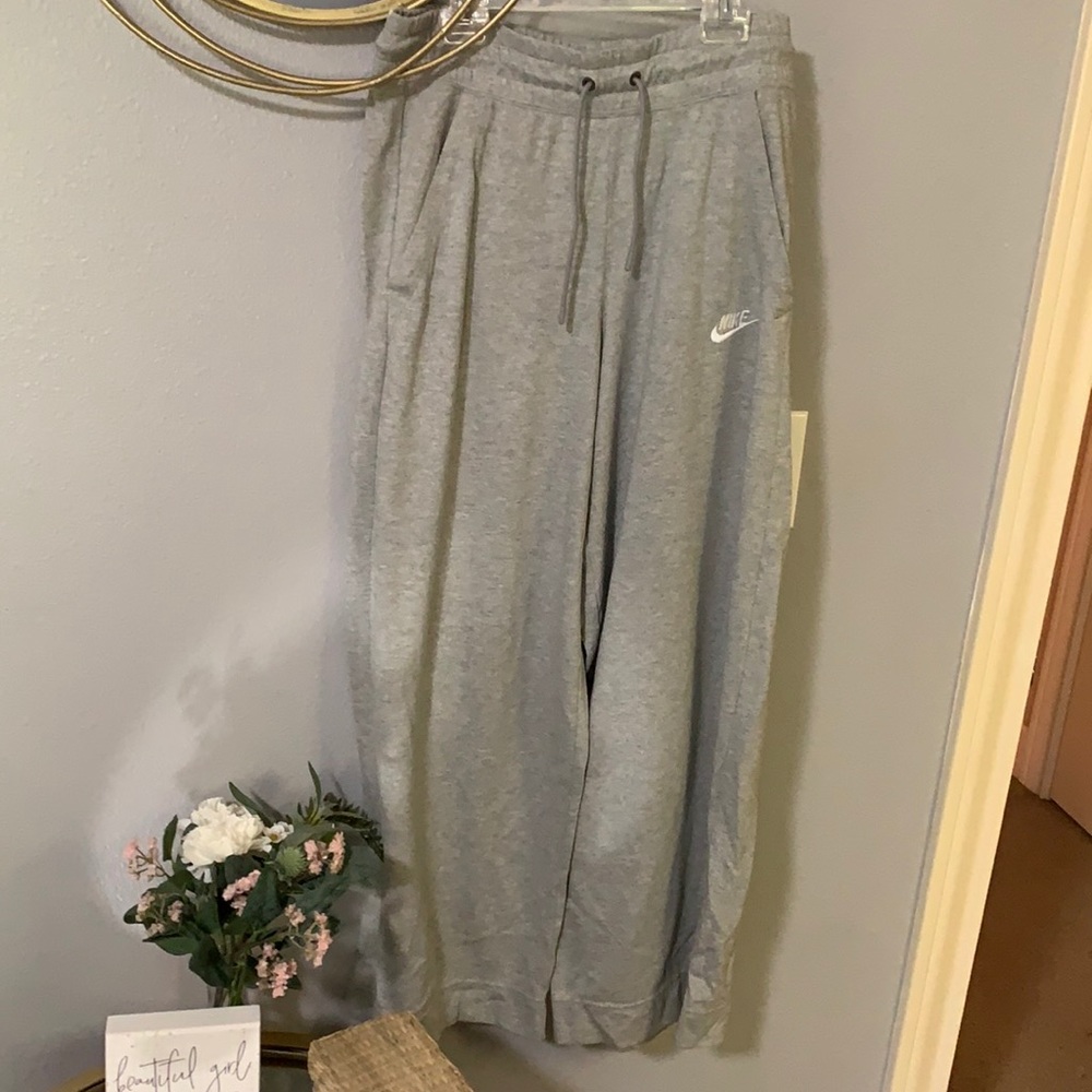 Gray Nike sweats